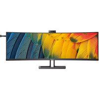 Монітор TFT 44,5" Philips 45B1U6900CH, Dual QHD, VA, вигн., 2xHDMI, DP, USB-C, RJ-45, USB-hub, cam, HAS, кол