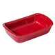 Форма с/к PYREX Supreme red форма керам прямокут.26х18см (SU26RR5/7646)