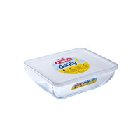 Форма с/к PYREX DAILY форма з криш.скл. прям. 22х17см (1.3л) (342P000/3646)