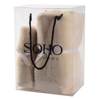 Текстиль банний SOHO Наб. руш. 35*75+70*140см бавовна 100% Bow Cream