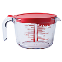 Мірн. кружка PYREX Classic кружка мірна 1.0л з кришкою (264P000/8046)