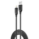 Кабель XO NB235 Zebra Series Braided USB-A to Lightning - 1m (Black)