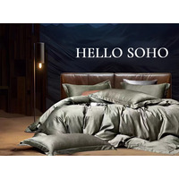 Комплект постільної білизни Soho Євро Boutique 200х230 см Сircle Olive