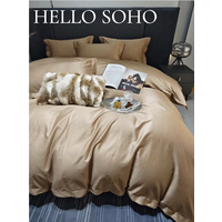 Комплект постільної білизни Soho Євро Boutique 200х230 см Сircle Cream