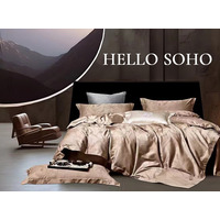 Комплект постільної білизни Soho Євро Boutique 200х230 см Bouquet Latte