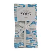 Кухонний текстиль SOHO Наб. руш. 40*40см бавовна 100% Fish 4 шт.