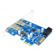 PCI-E Контролер USB3.0 (2ext. 19pin. SATA) NEC, RTL