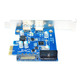 PCI-E Контролер USB3.0 (2ext. 19pin. SATA) NEC, RTL