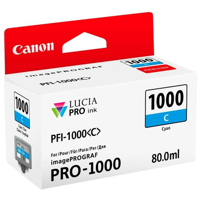 Чорнильниця Canon PFI-1000C (Cyan)