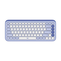 Клавиатура беспроводная Logitech Pop Icon Keys Lilac (920-013074)