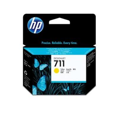 Картридж HP No.711 DesignJet T120/T125/T130/T520 Yellow