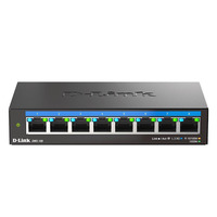 Комутатор D-Link DMS-108 8x2.5GE, Некерований