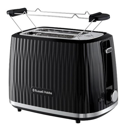 Тостер  Russell Hobbs Eden 800Вт, пластик, підігрів,разморозка, чорний