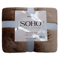 Текстиль для дому SOHO Плед 150*200 см Plush Brown