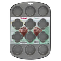 Форма для випікання мафинов Tefal Easybake baking, на 12шт, 38х27х3 см, углеродистая сталь