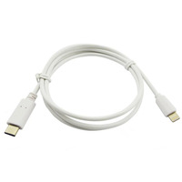 КабельUSB3.1 Type-C M-Lightning білий 1м.