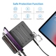 Зарядний пристрій 6xUSB 68W Charing Station (6хUSB-A) 2xMicroUSB,2xLighting,2xUCB-C Choetech