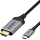 Кабель USB 3.1 Type-C M - HDMI M, 2.0m 4K 60Hz сірий Choetech