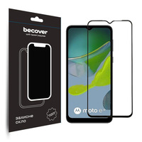 Захисне скло BeCover для Motorola Moto E13 Black (708843)