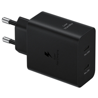 Мережева зарядка SAMSUNG 50W Power Adapter Duo (w C to C Cable) EP-T5020XBEGEU / чорна