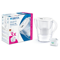 Фільтр-глечик Brita Marella XL Memo MXPro 3.5л (2л очищеної води) + 3 картриджа білий