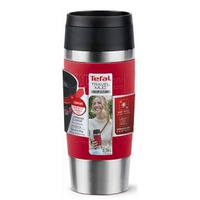 Термочашка Tefal Travel Mug Classic, 360мл, нержавіюча сталь, червоний