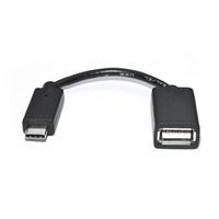 Кабель REAL-EL USB Type-C - USB V 2.0 (M/F), 0.1 м, чорний (EL123500030)