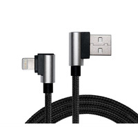 Кабель REAL-EL Premium USB - Lightning (M/M), 1 м, черний (EL123500034)