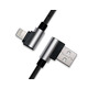 Кабель REAL-EL Premium USB - Lightning (M/M), 1 м, черний (EL123500034)