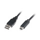 Кабель REAL-EL USB - USB Type-C V 2.0 (M/M), 1 м, черний (EL123500016)