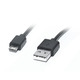 Кабель REAL-EL Pro USB - micro USB V 2.0 (M/M), 0.6 м, чорний (EL123500021)