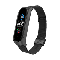 Ремешок BeCover Metal для Xiaomi Mi Smart Band 8 Black (709357)