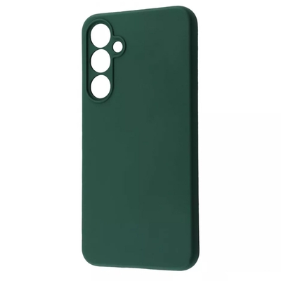 Original Silicone Case Samsung Galaxy A55 Dark Green