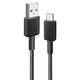 КабельANKER 322 USB-A to USB-C - 1.8m Nylon (Чорний)