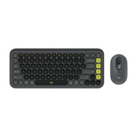 Комплект (клавиатура, мышь) беспроводной Logitech Pop Icon Combo Graphite (920-013156)