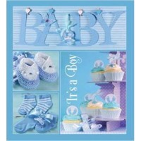 Фотоальбом EVG 10x15x56 BKM4656 Baby collage Blue (UA)