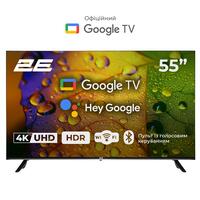 Телевізор 55" 2E LED 4K 60Hz Smart Google TV Black