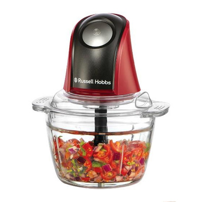 Подрібнювач Russell Hobbs Desire Red, 200Вт, чаша-500мл, скло, корпус-пластик, червоний