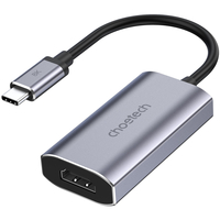 Перехідник USB 3.1 Type-C M - HDMI F, 0,15m 8K 60Hz чорний Choetech