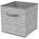 Корзина IDEA HOME NP-104L квад. ткан. Grey 30x30x30 см (NP-104L квад. ткан. Grey)