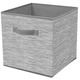 Корзина IDEA HOME NP-104L квад. ткан. Grey 30x30x30 см (NP-104L квад. ткан. Grey)