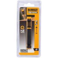 Акс.інстр DeWALT IMPACT TORSION EXTREME Бiти ударні, PZ2, L=89мм, 2шт.