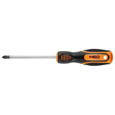 Neo Tools 04-180 Отвертка, крестовая, PH2 x 100 мм, CrV