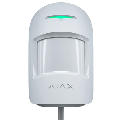 Ajax MotionProtect Plus Fibra white Дротовий сповіщувач руху