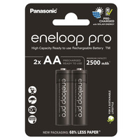 Аккумулятор Panasonic Eneloop NI-MH Pro AA 2500 мАч, 2 шт