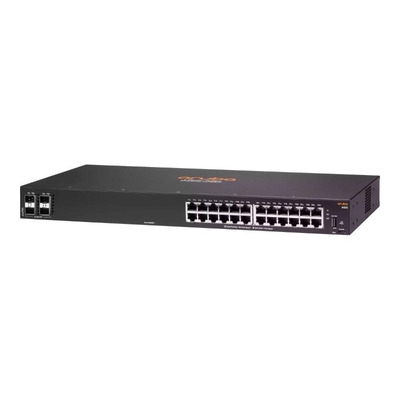 Комутатор HPE Aruba 6100, 24xGE, 4xSFP+ Ports, LT Warranty