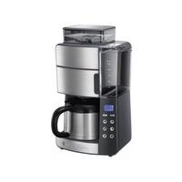 Кавоварка Russell Hobbs крапельна Grind and Brew 1л, мелена, LED-дисплей, сріблясто-чорний