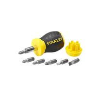 Отвертка - набор Multibit Stubby с шестью сменными битами STANLEY 0-66-357