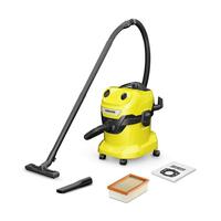 Пылесос профессиональный Karcher WD 4 V-20/5/22, 1000Вт контейнер 20л, 6.8кг