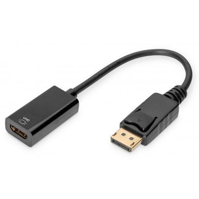 Адаптер DIGITUS DisplayPort > HDMI (M/F), Ultra HD, активний